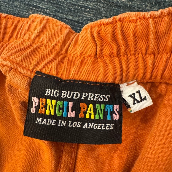 Big Bud Press Vibrant Orange Corduroy Pants - Picture 3 of 4